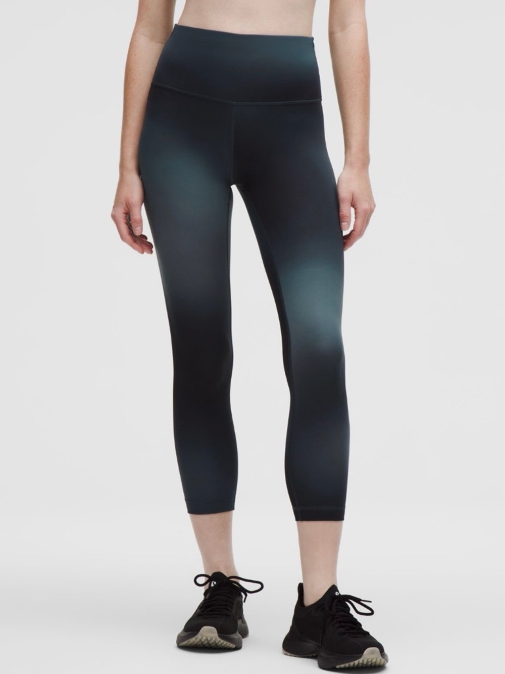 lululemon athletica Dark Teal Ombre High-Rise Capri Leggings